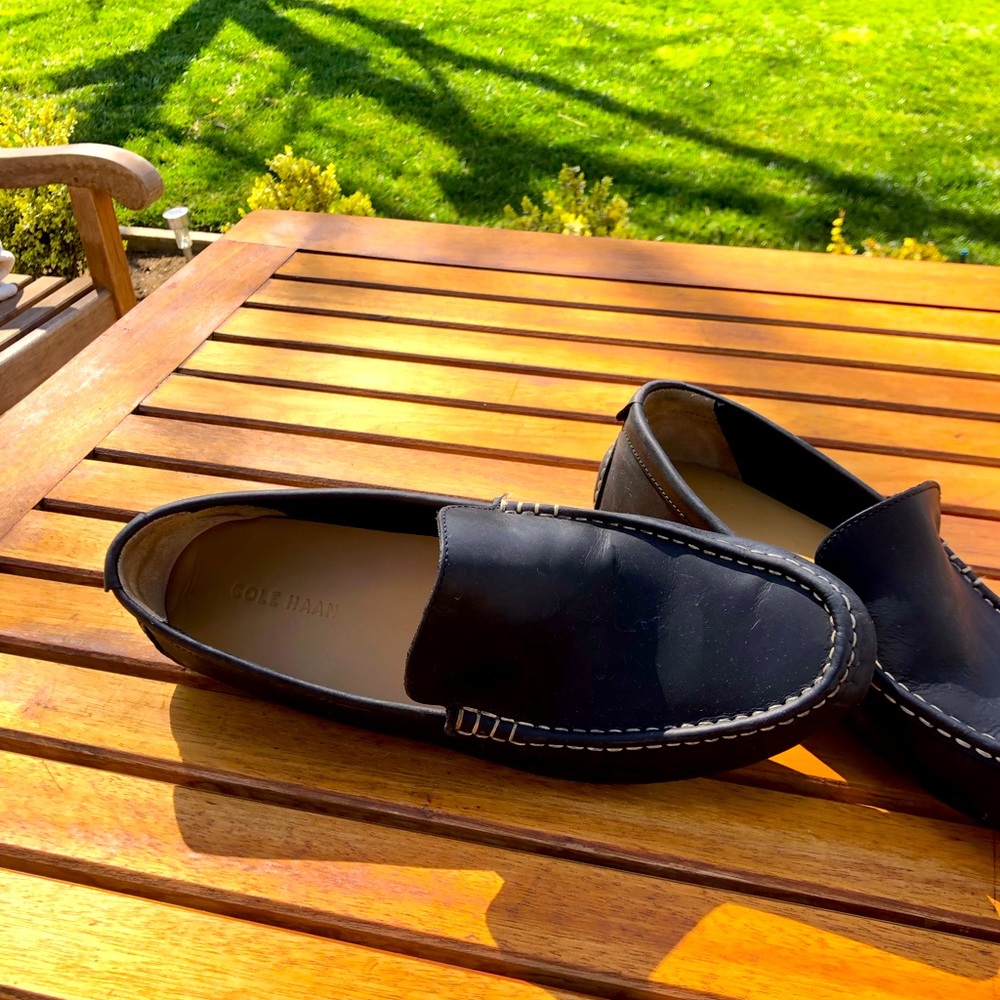 Mens Venetian Leather Loafers (Cole Haan 10.5)